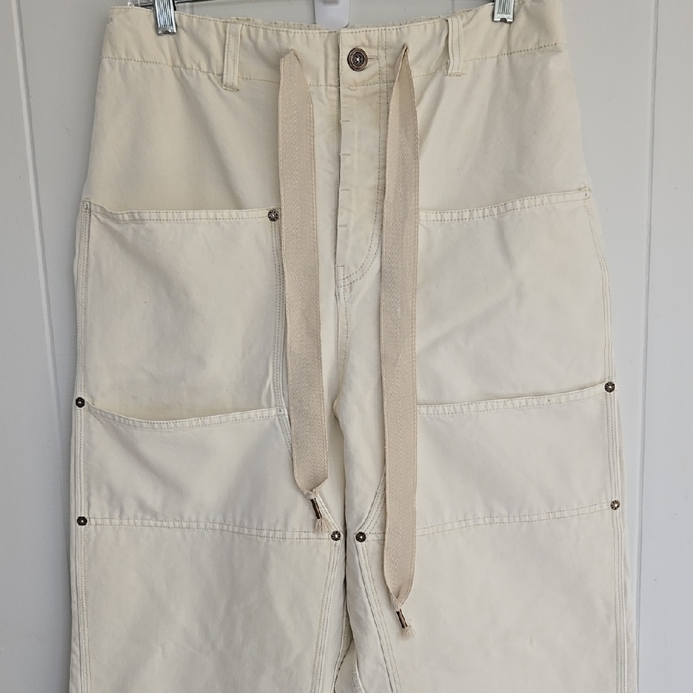 FREE PEOPLE WE THE FREE HAYDEN CARPENTER PULL-ON PANTS SZ L - Picture 4 of 16